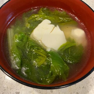 セロリの中華スープ
